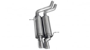 BMW 3 Series Performance Exhaust - Single Rear Exit - CORSA Performance - Axle-Back, Sport, Twin 3.0in. Polished Pro-Series Tips - Polished - `01-`06